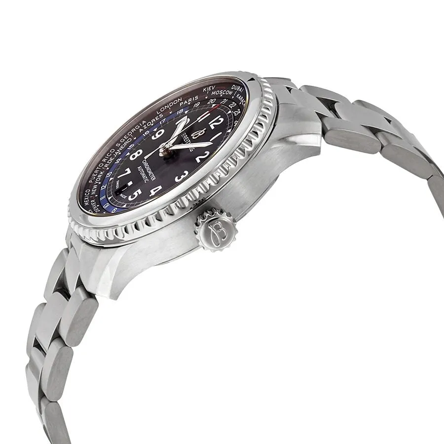 Breitling Navitimer 8 Unitime Automatic 43 mm Black Dial Men's Watch AB3521U41B1A1