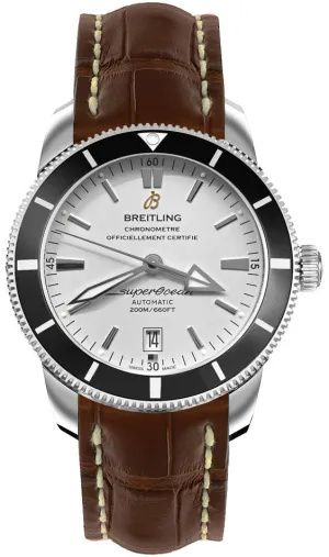 Breitling Superocean Heritage II Automatic Men's Brown Crocodile Leather Watch AB201012/G827-739P