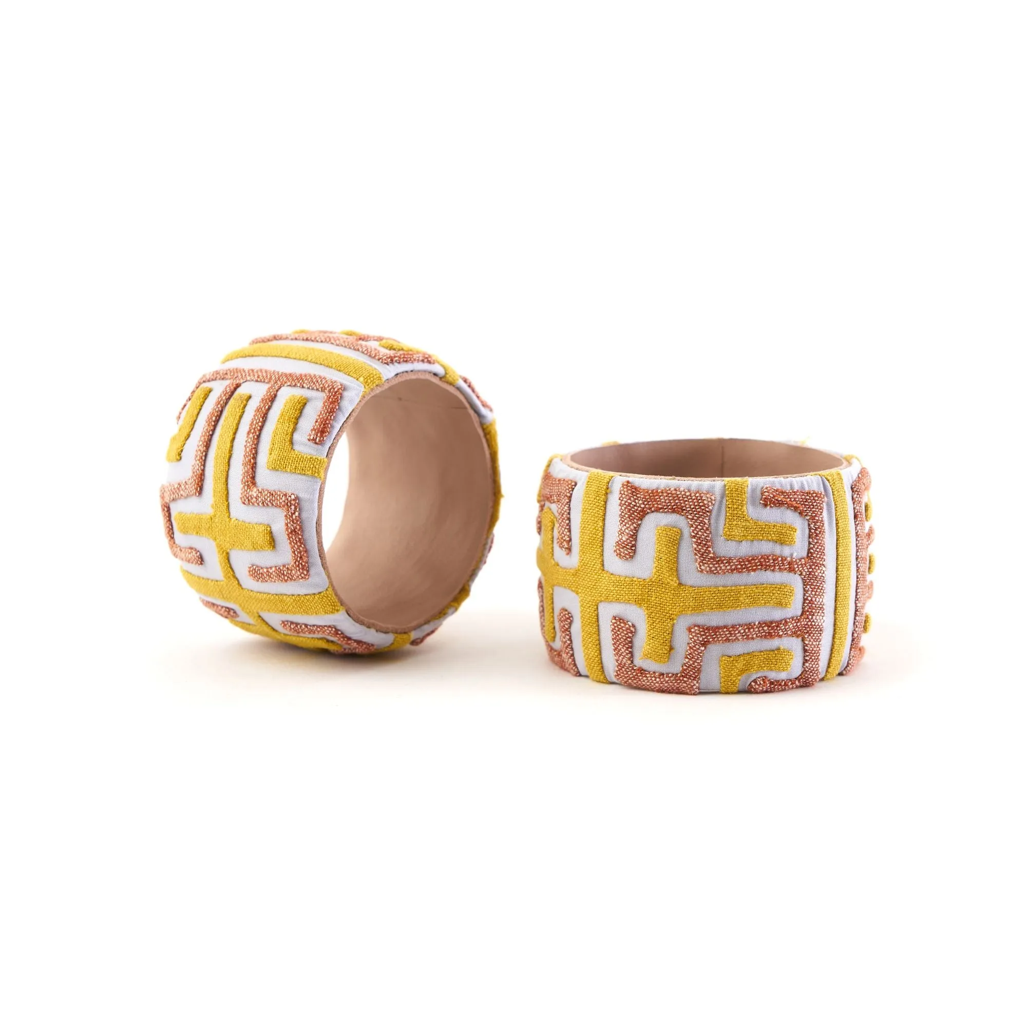 BRICK, SAFFRON & LAVENDER BRACELET