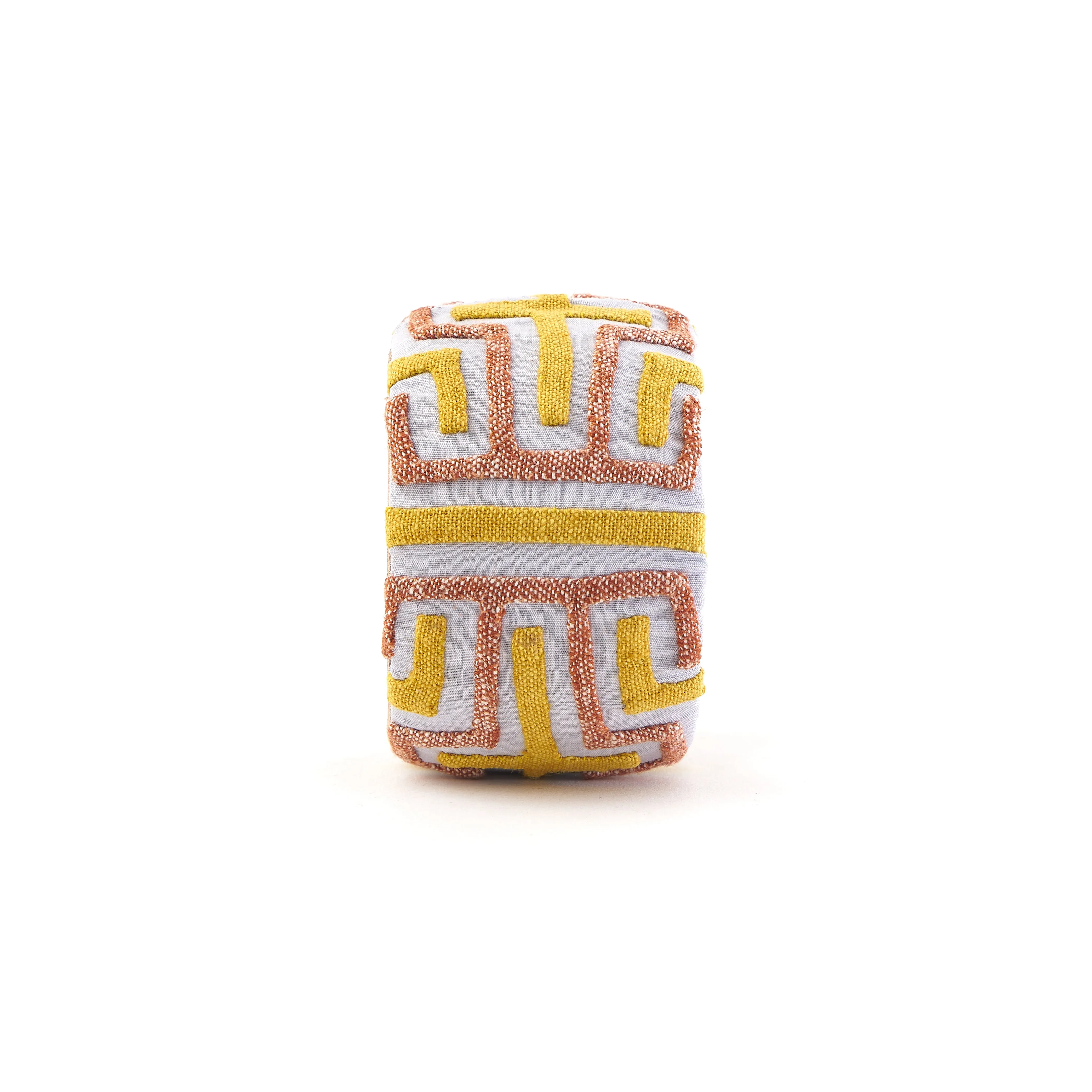 BRICK, SAFFRON & LAVENDER BRACELET