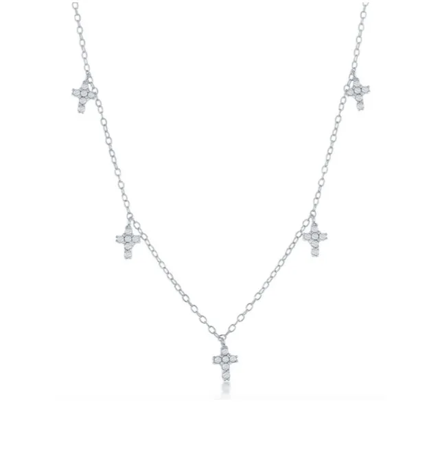 Bridget Dangling Cross Necklace