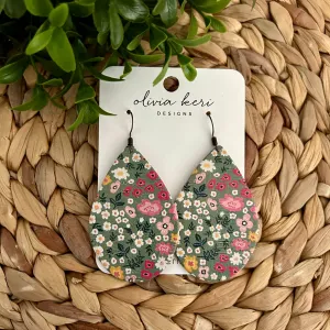Brittany - Green & Pink Floral