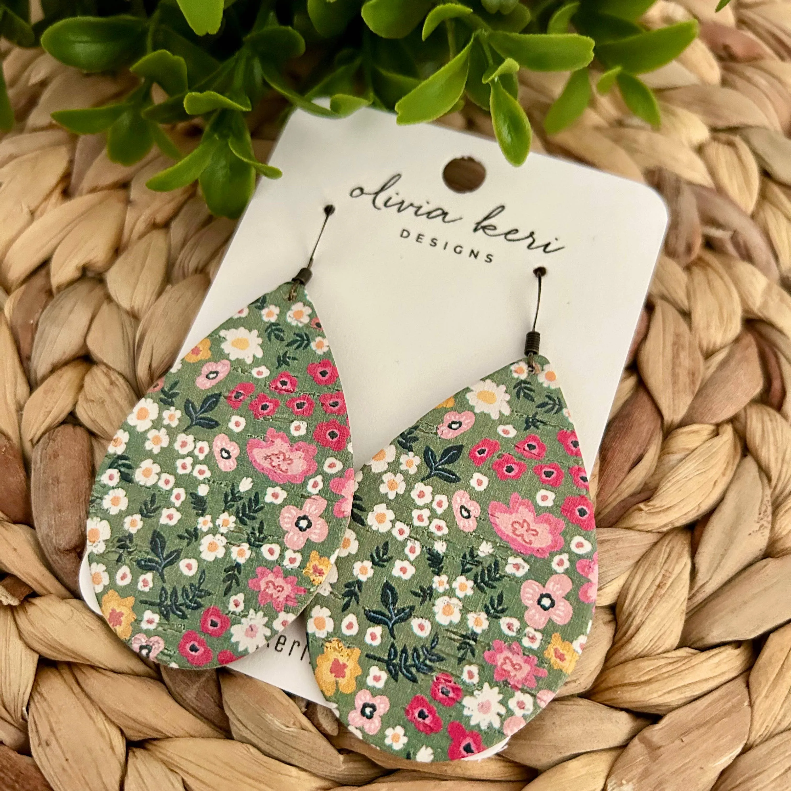 Brittany - Green & Pink Floral
