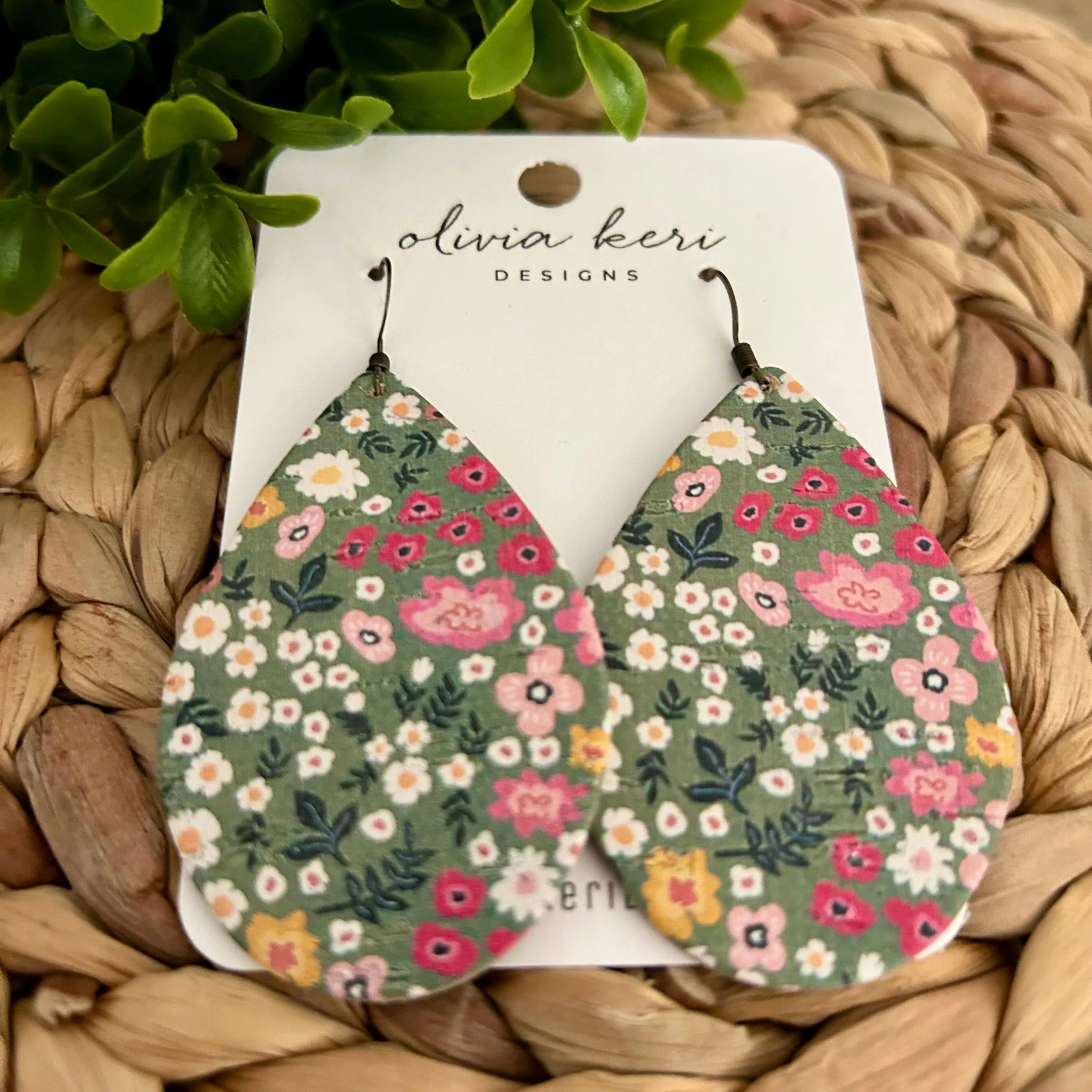 Brittany - Green & Pink Floral