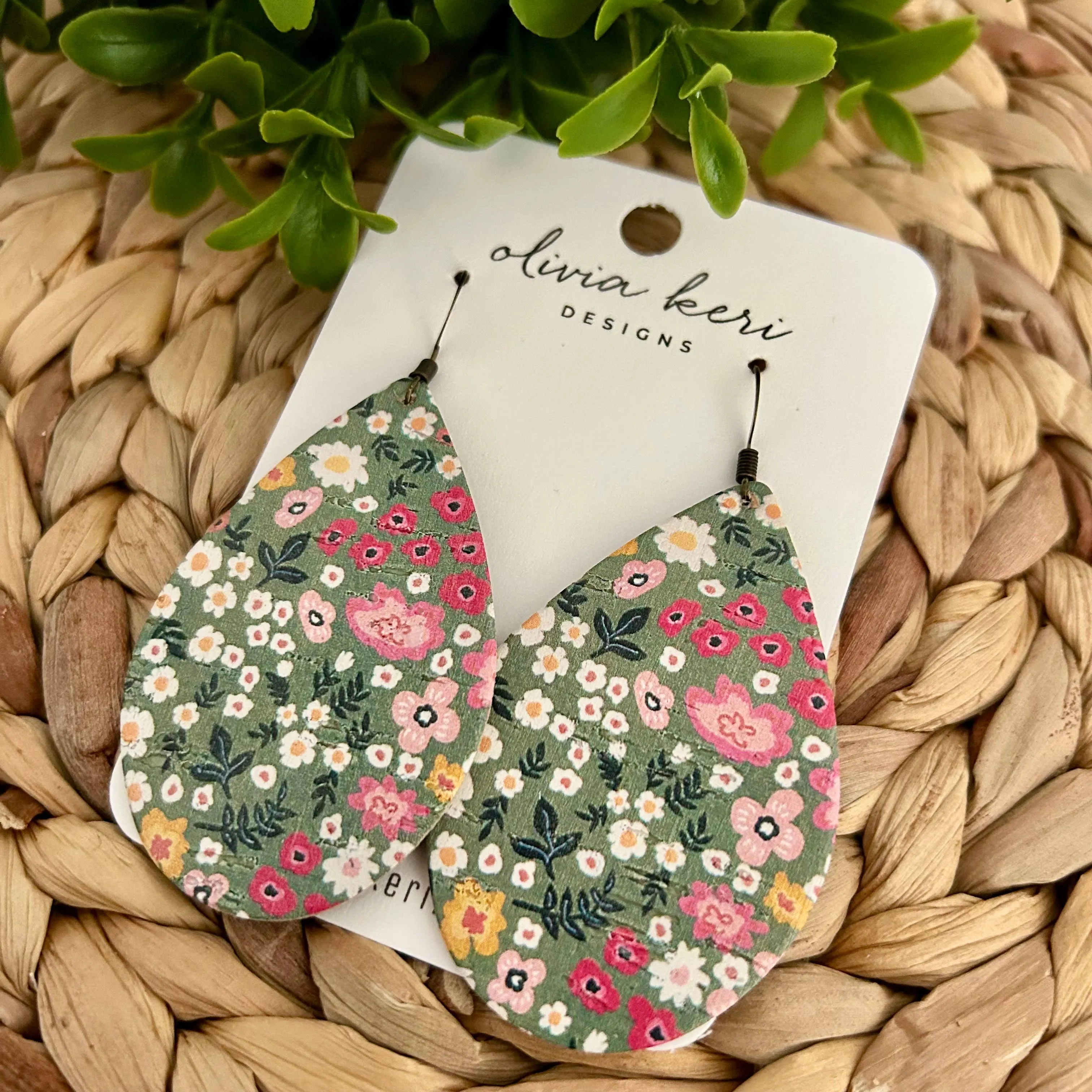 Brittany - Green & Pink Floral