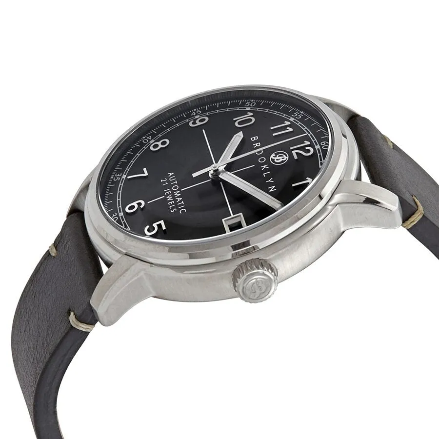 Brooklyn Watch Co. Gowanus Automatic Black Dial Men's Watch 8600A1