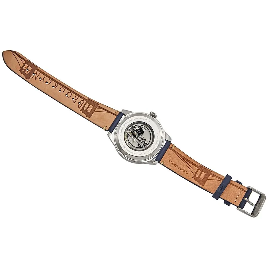 Brooklyn Watch Co. Wyckoff Automatic Silver Dial Men's Watch 8353A5