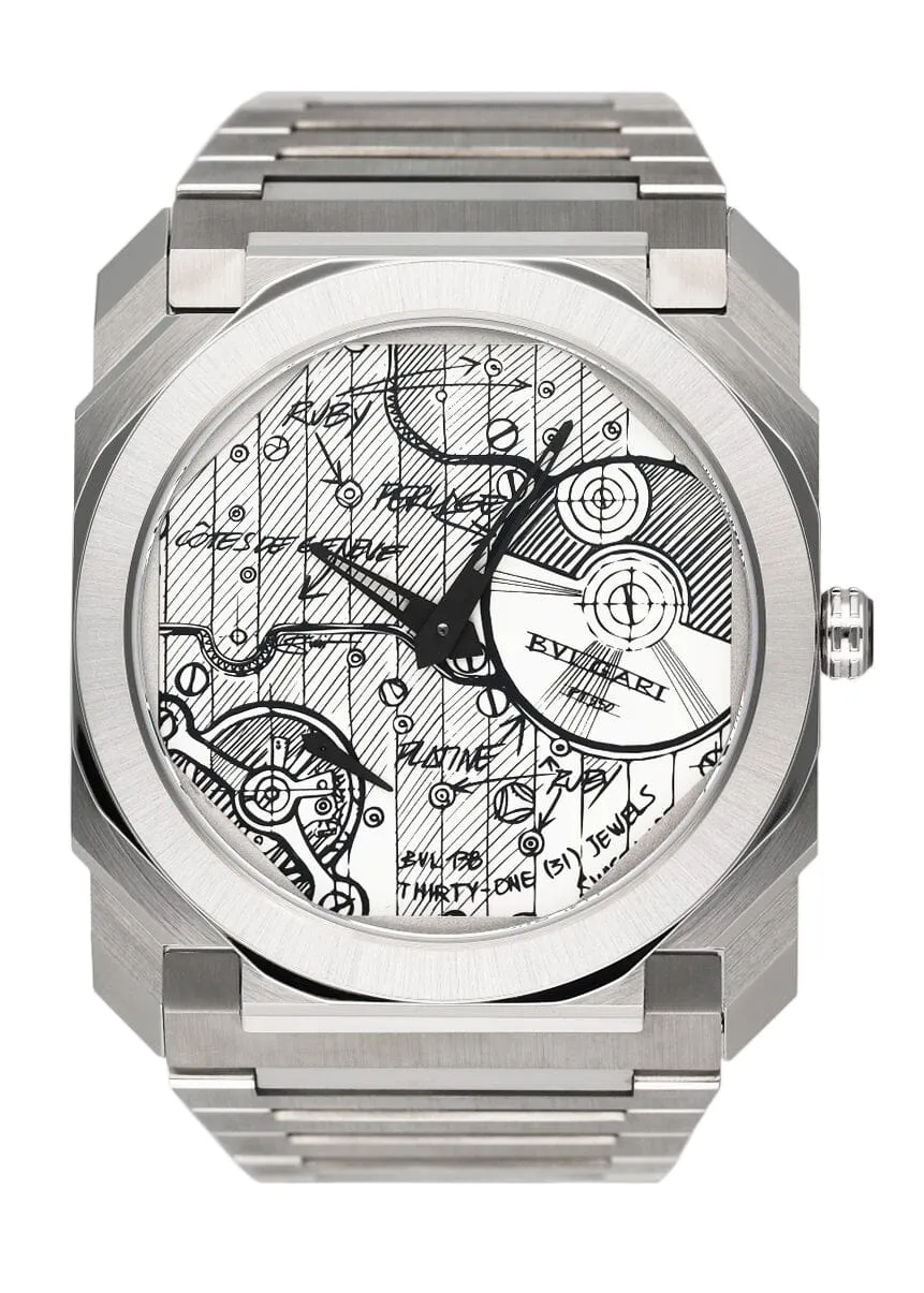Bulgari Octo Finissimo Sketch 104163 Mens Watch Box Papers