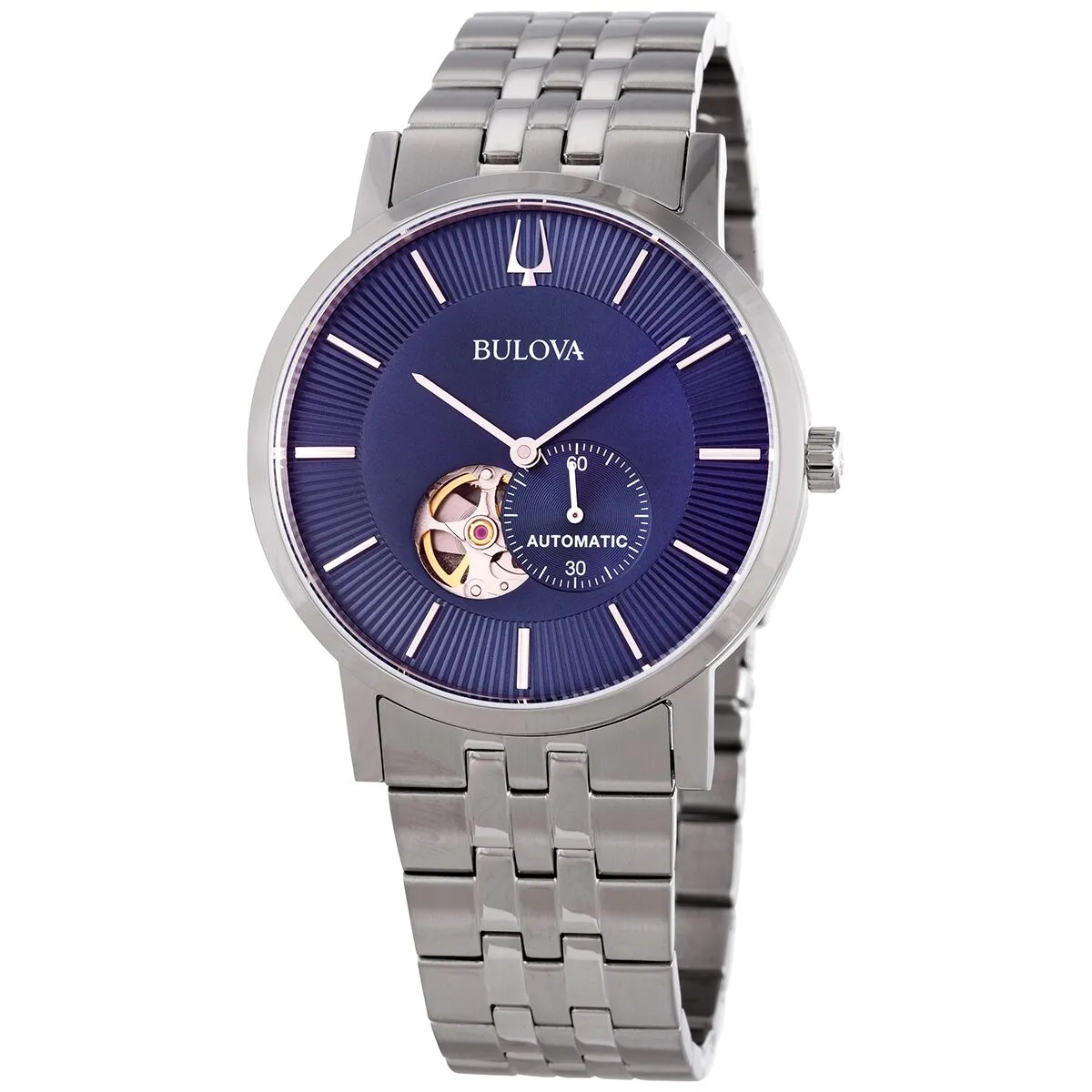 Bulova American Clipper Automatic Blue Dial Men's Watch 96A247