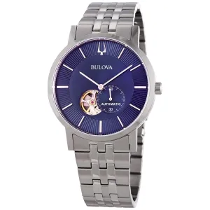 Bulova American Clipper Automatic Blue Dial Men's Watch 96A247