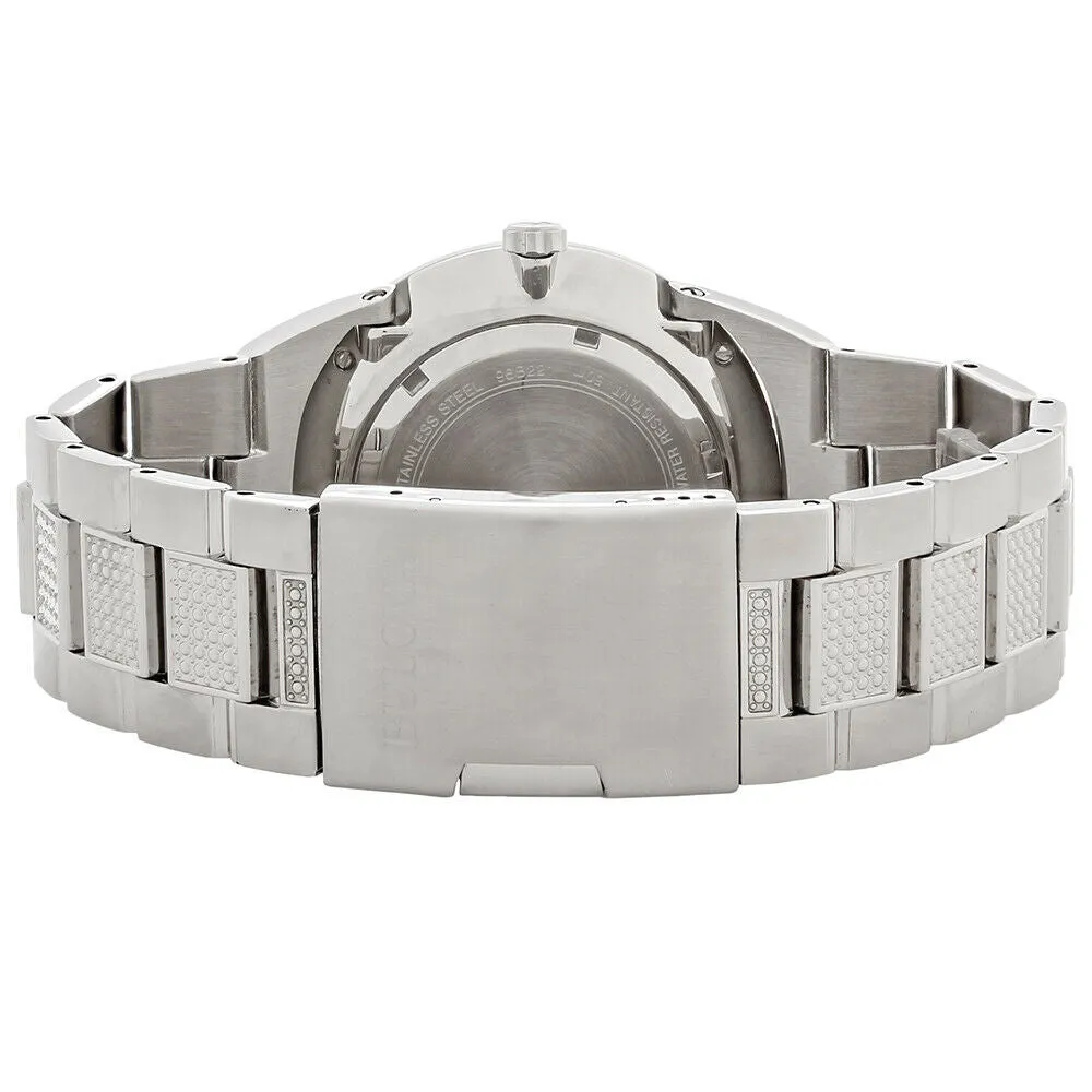 Bulova Crystals Quartz Grey Dial Men's Watch 96B221