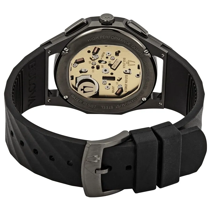 Bulova Curv Chronograph Dark Gray Dial Men's Watch 98A162