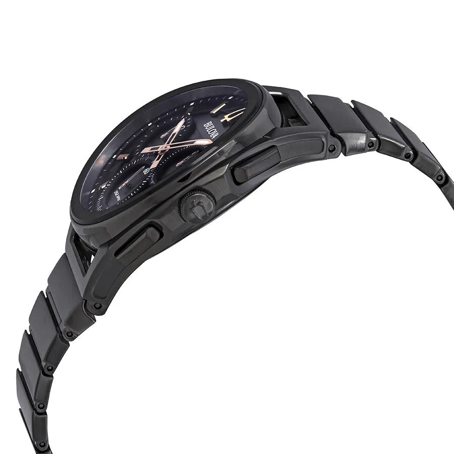 Bulova Curv Chronograph Dark Grey Dial Men's Watch 98A206