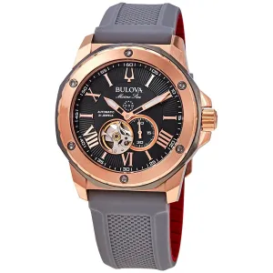Bulova Marine Star Automatic Grey Dial Men's Watch 98A228