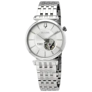 Bulova Regatta Automatic Silver Dial Stainless Steel Men's Watch 96A235