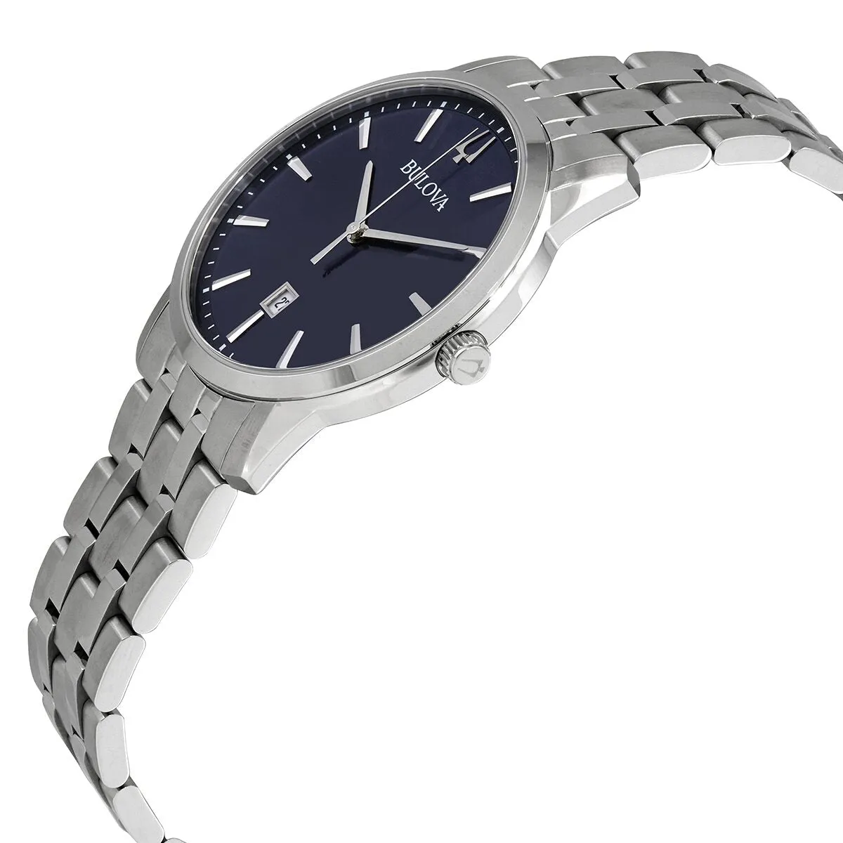 Bulova Sutton Quartz Blue Dial Men's Watch 96B338