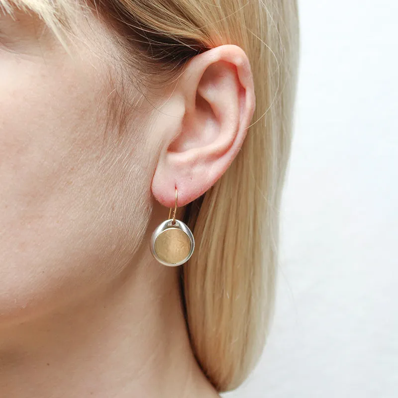 Button Wire Earrings