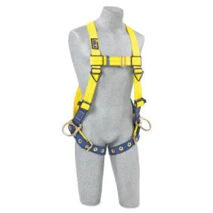 Capital Safety Delta Vest Style Positioning Harness,Back&Side D-Rings, Pass Thru Buckle Legs,XL, 70007409710
