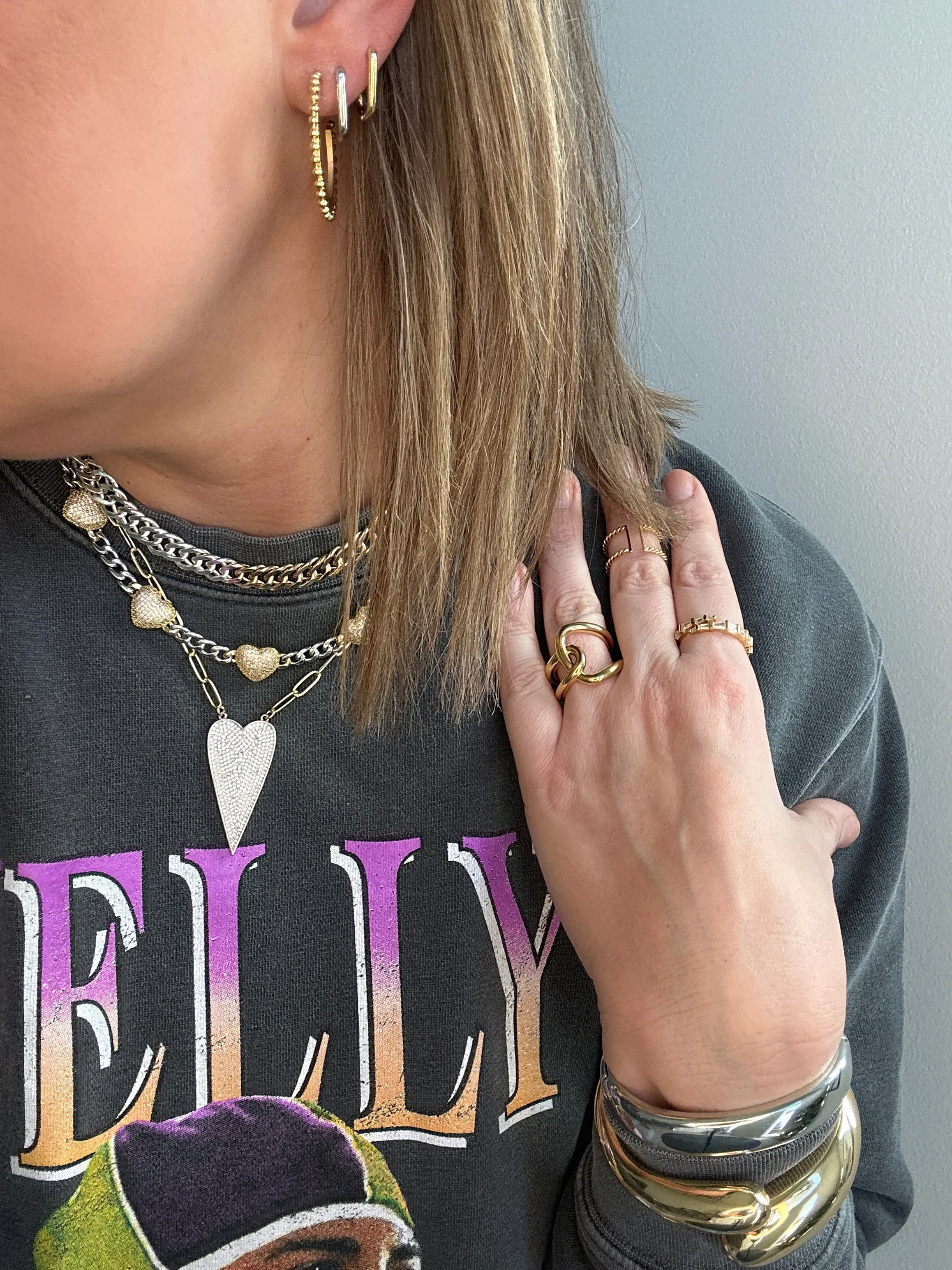 Cara Gold Hoop