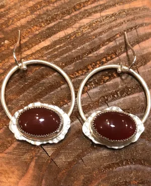 Carnelian Dangle Earrings