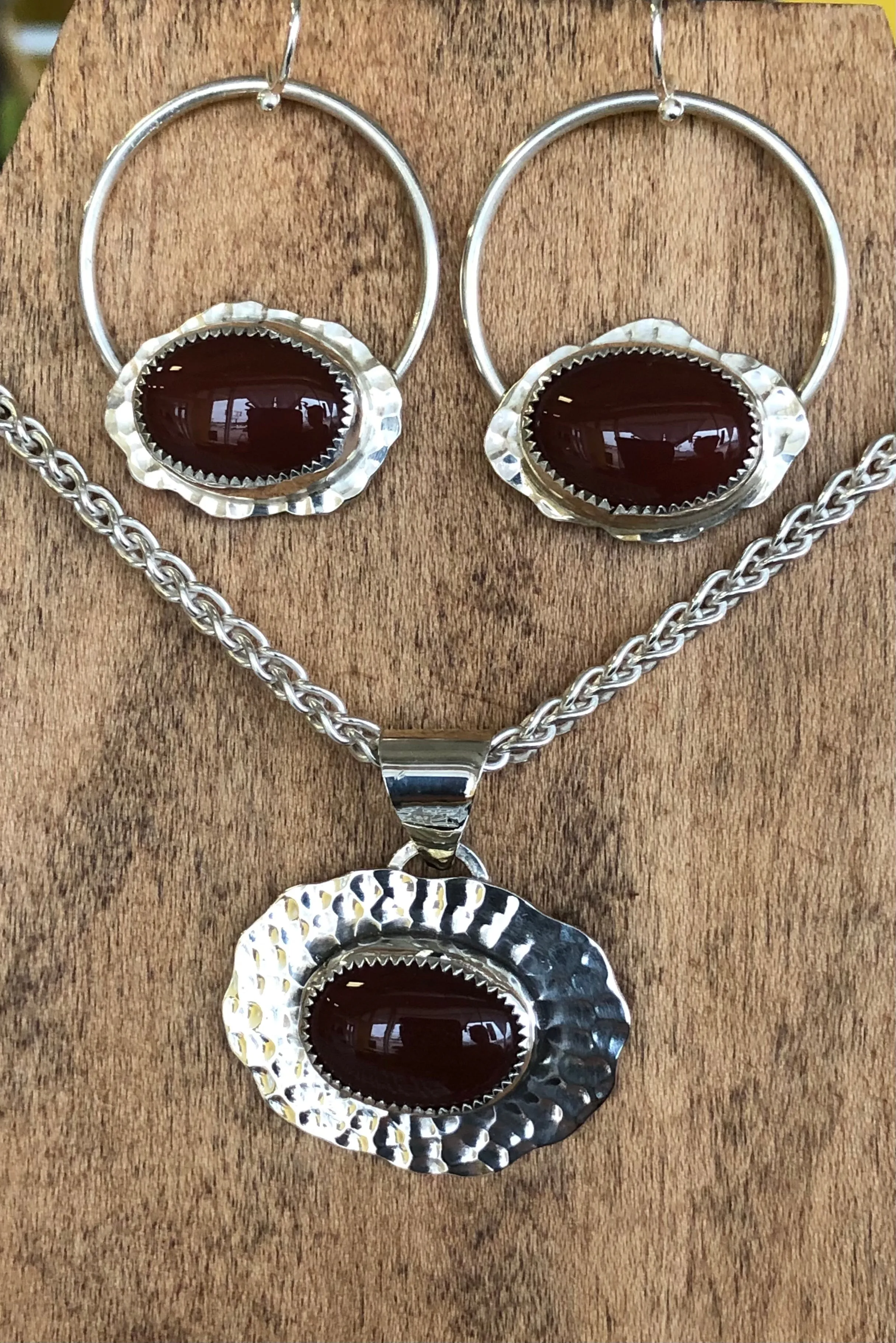 Carnelian Dangle Earrings