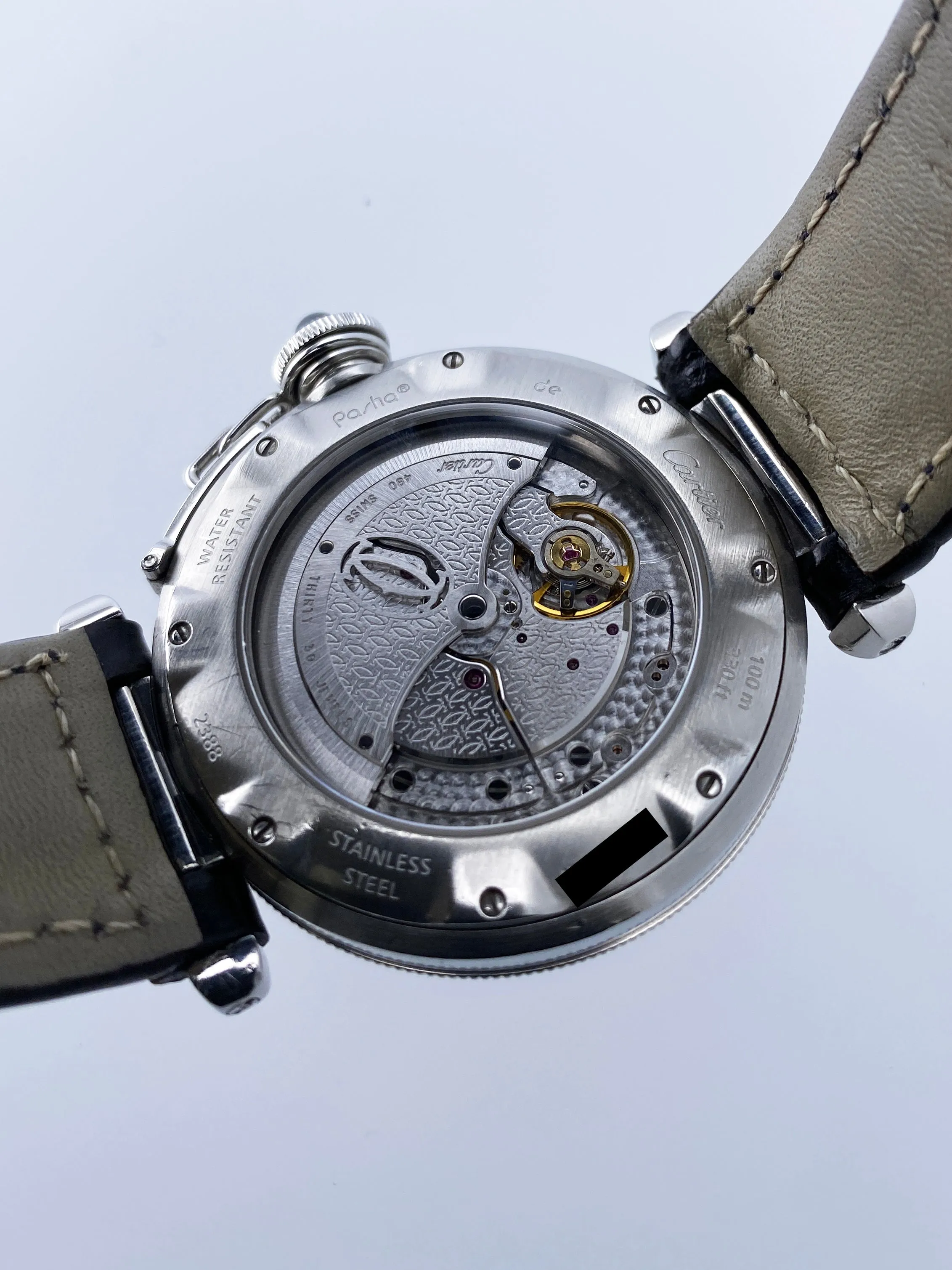 Cartier Pasha W3105055 Gray Dial Mens Watch