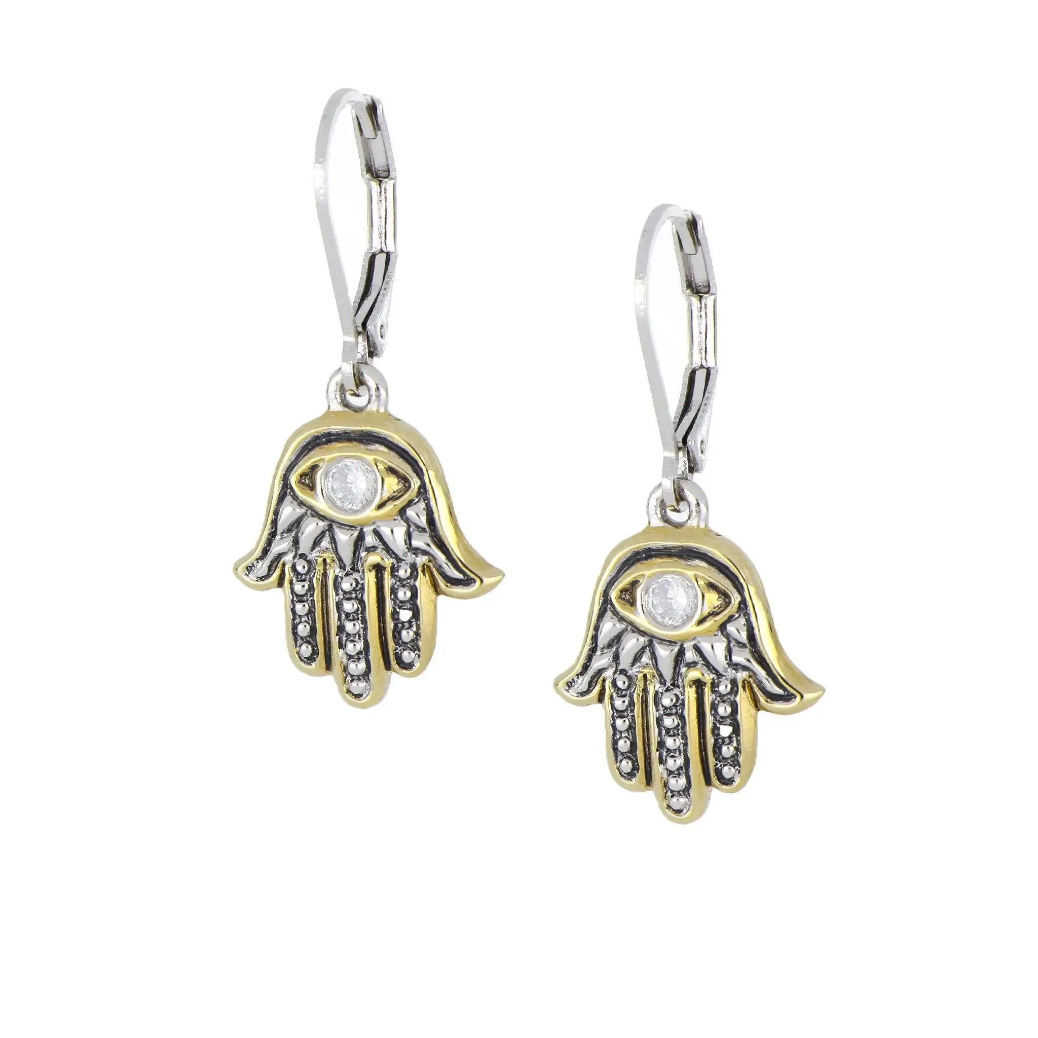 Celebration Collection - Hamsa Hand French Wire Earrings