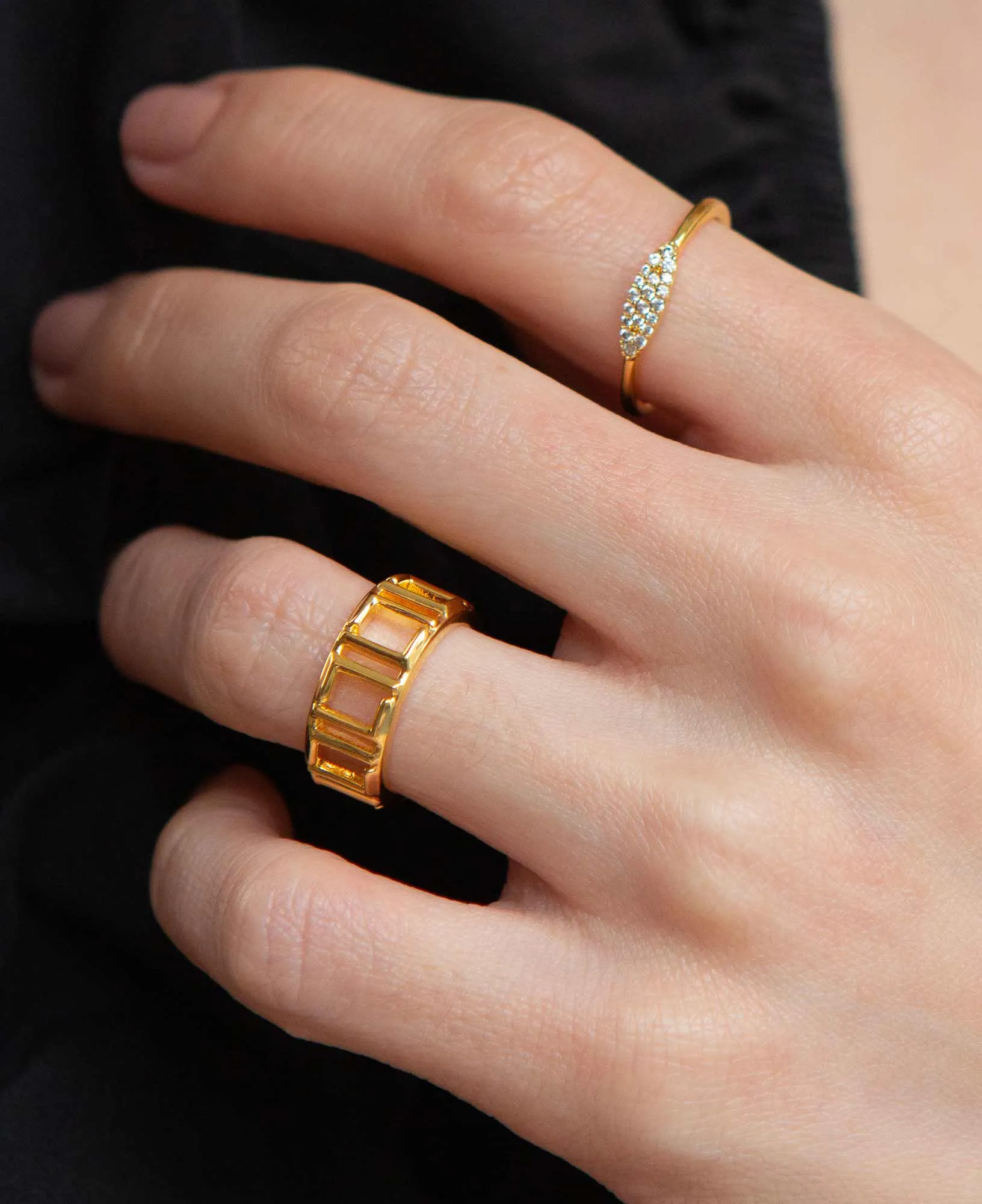 Chantelle 14k Gold Open Ring