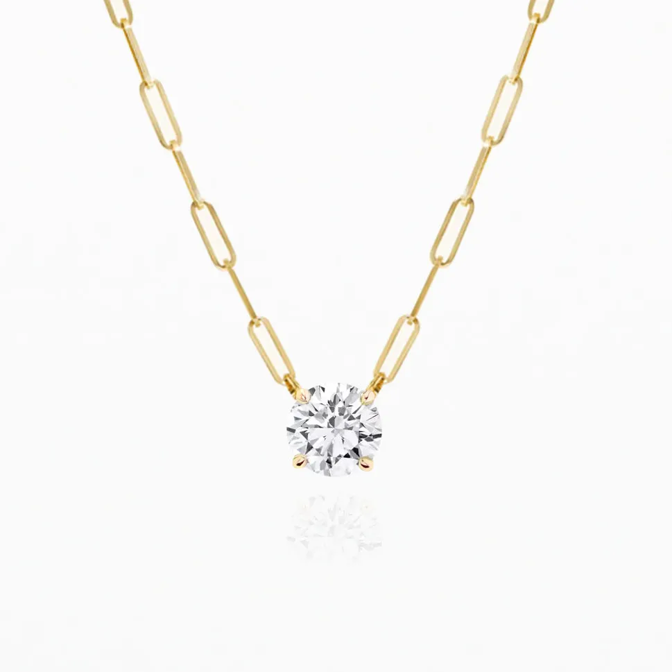 Charo Round Diamond Necklace