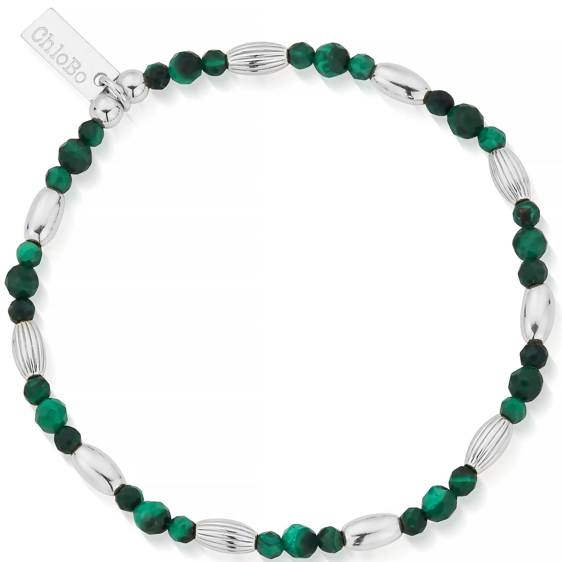 ChloBo Alternative Rice Malachite Bracelet