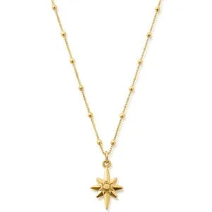 ChloBo Bobble Chain Lucky Star Necklace - Gold