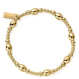 ChloBo Cute Oval Bracelet - Gold