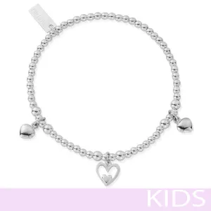 ChloBo Kids Triple Heart Bracelet