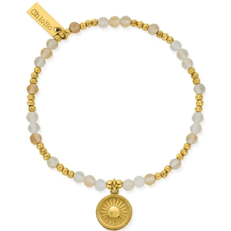 ChloBo Sun Catcher Citrine Bracelet - Gold