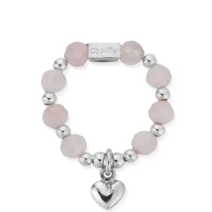ChloBo Sun Lover Rose Quartz Ring
