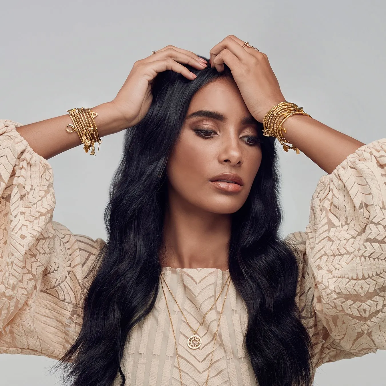 ChloBo Triple Star Bracelet - Gold