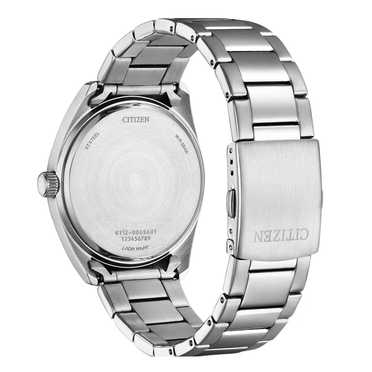 Citizen Quartz BI5110-54H BI5110 Black-Gray Dial Analog Dress Gents Watch