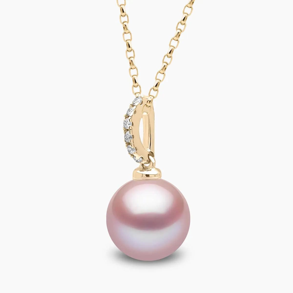 Classic 18K Gold Freshwater Pearl Drop Pendant