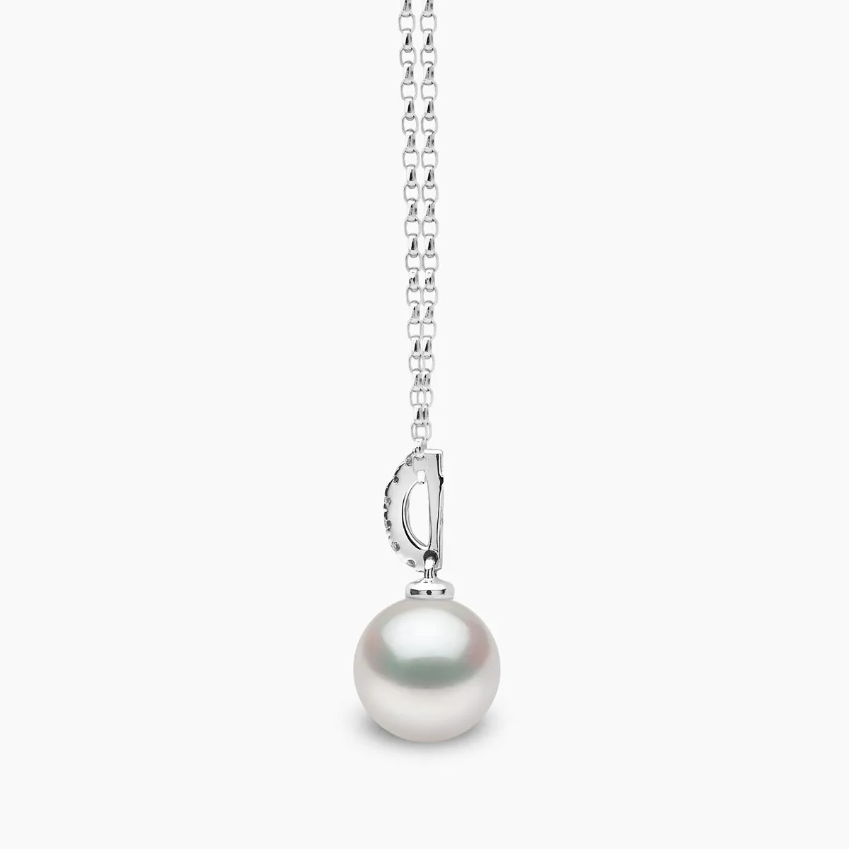 Classic 18K Gold Freshwater Pearl Drop Pendant