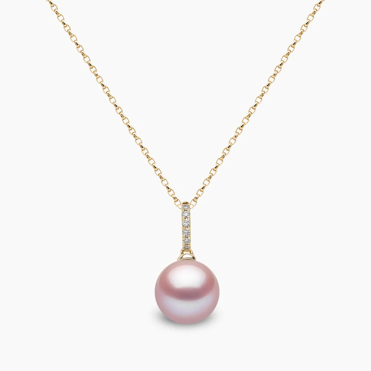 Classic 18K Gold Freshwater Pearl Drop Pendant