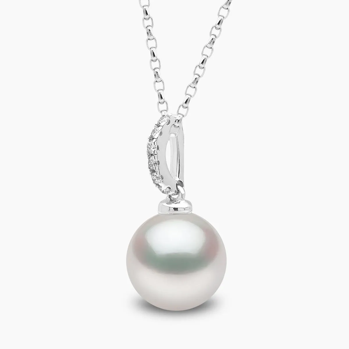 Classic 18K Gold Freshwater Pearl Drop Pendant