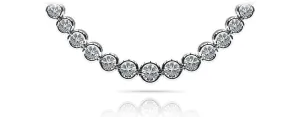 Classic Diamond Strand Lab-Grown Diamond Necklace with 7.02 ct.(finished)