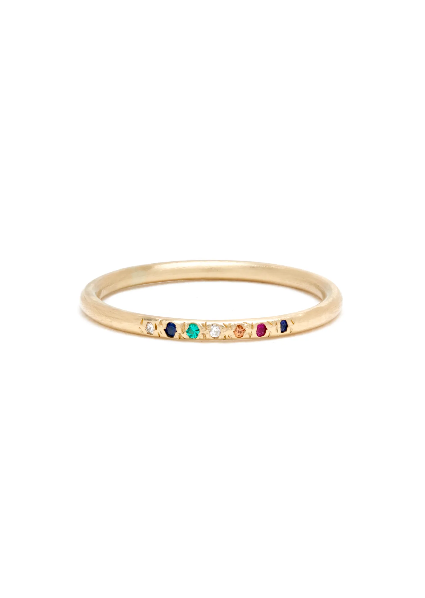 Classic Rainbow Gems Stack Band