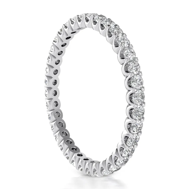 Classic U Shape Eternity Band (1/2ct)