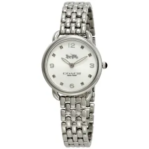 Coach Delancey Slim Quartz Crystal Silver Dial Ladies Watch 14502781