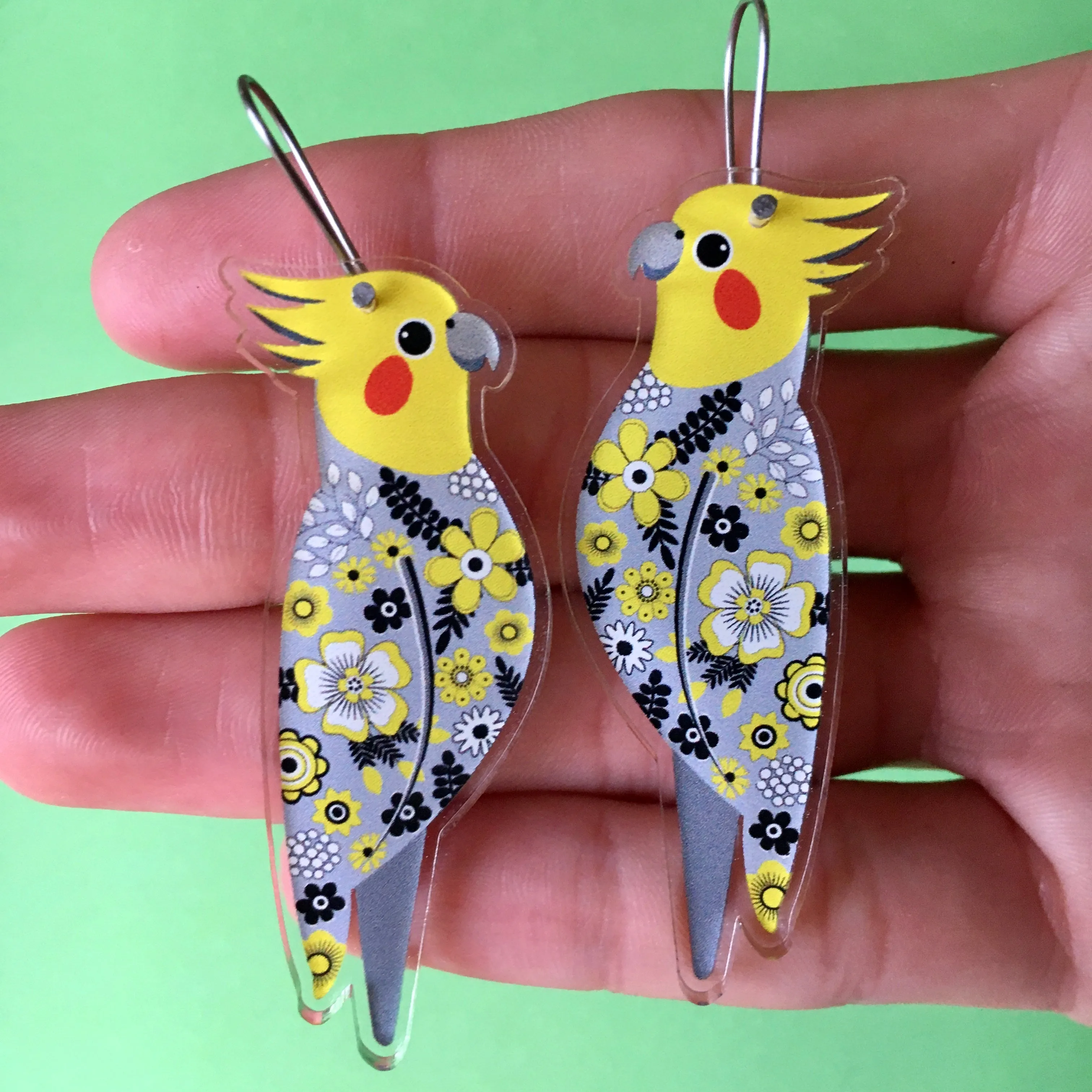 Cockatiel Earrings