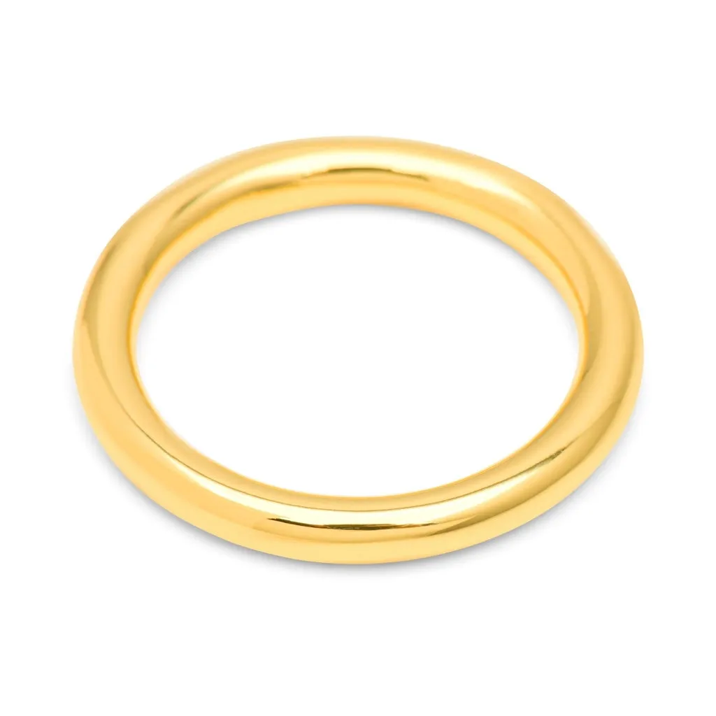 Color Ring shiny - Gold plated