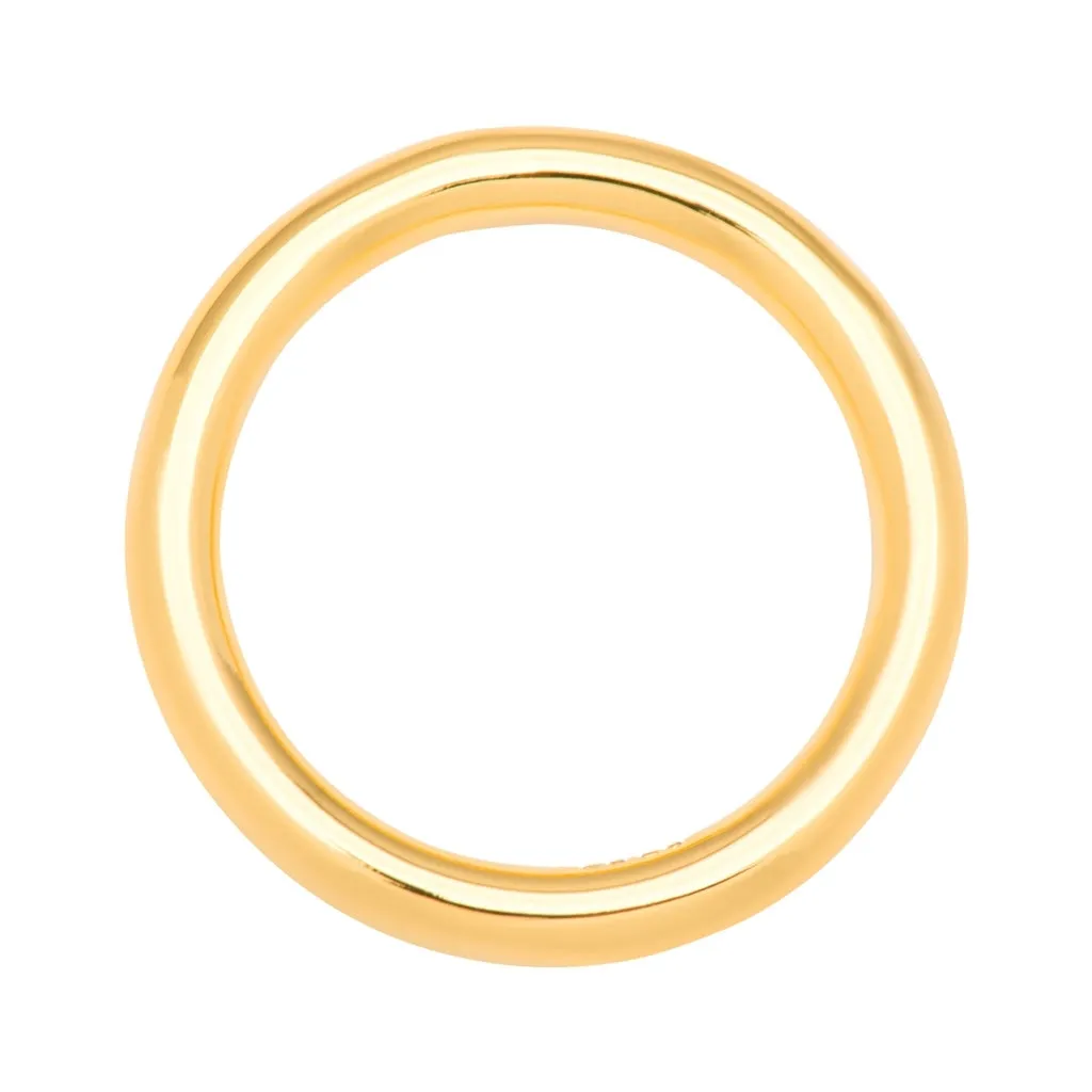 Color Ring shiny - Gold plated