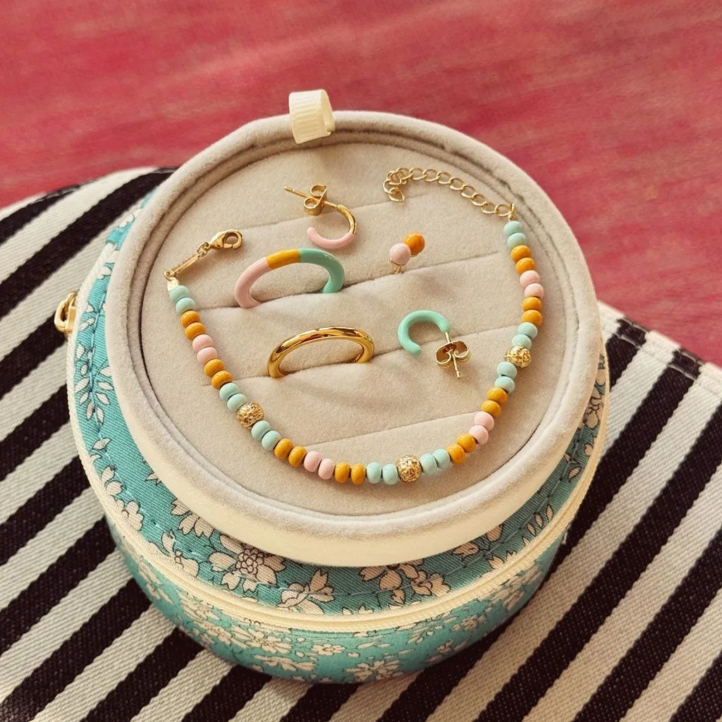 Color Ring shiny - Gold plated