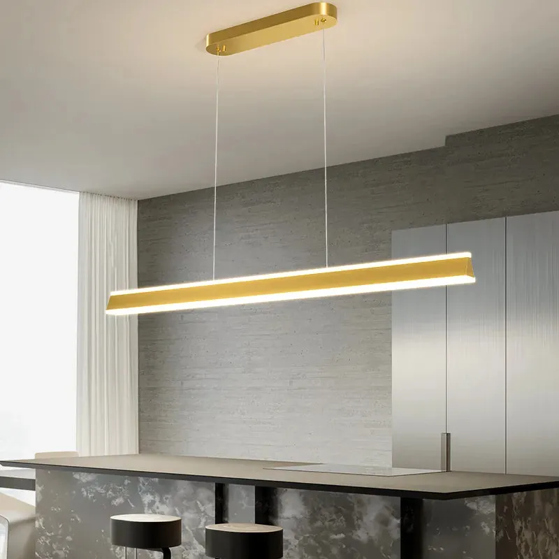 Contemporary LED Chandelier - Minimalist Elegance for Home Villas, Living Rooms, Bedrooms, Dining Rooms, and Studies